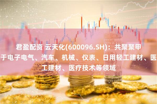 君盈配资 云天化(600096.SH)：共聚聚甲醛产品广泛用于电子电气、汽车、机械、仪表、日用轻工建材、医疗技术等领域